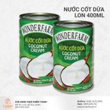  Nước cốt dừa Wonderfarm 400ml 