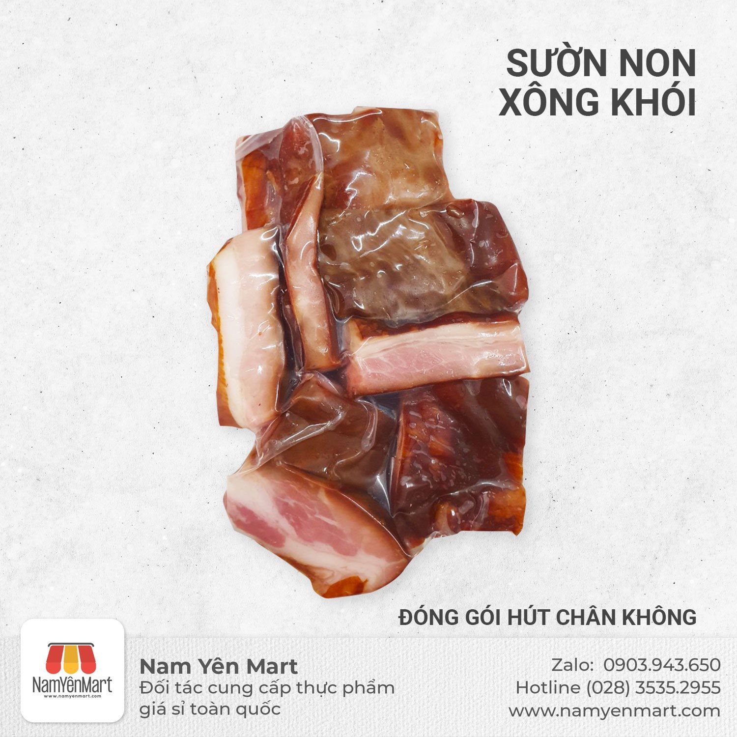  Sườn non xông khói (Gói 200gr) 