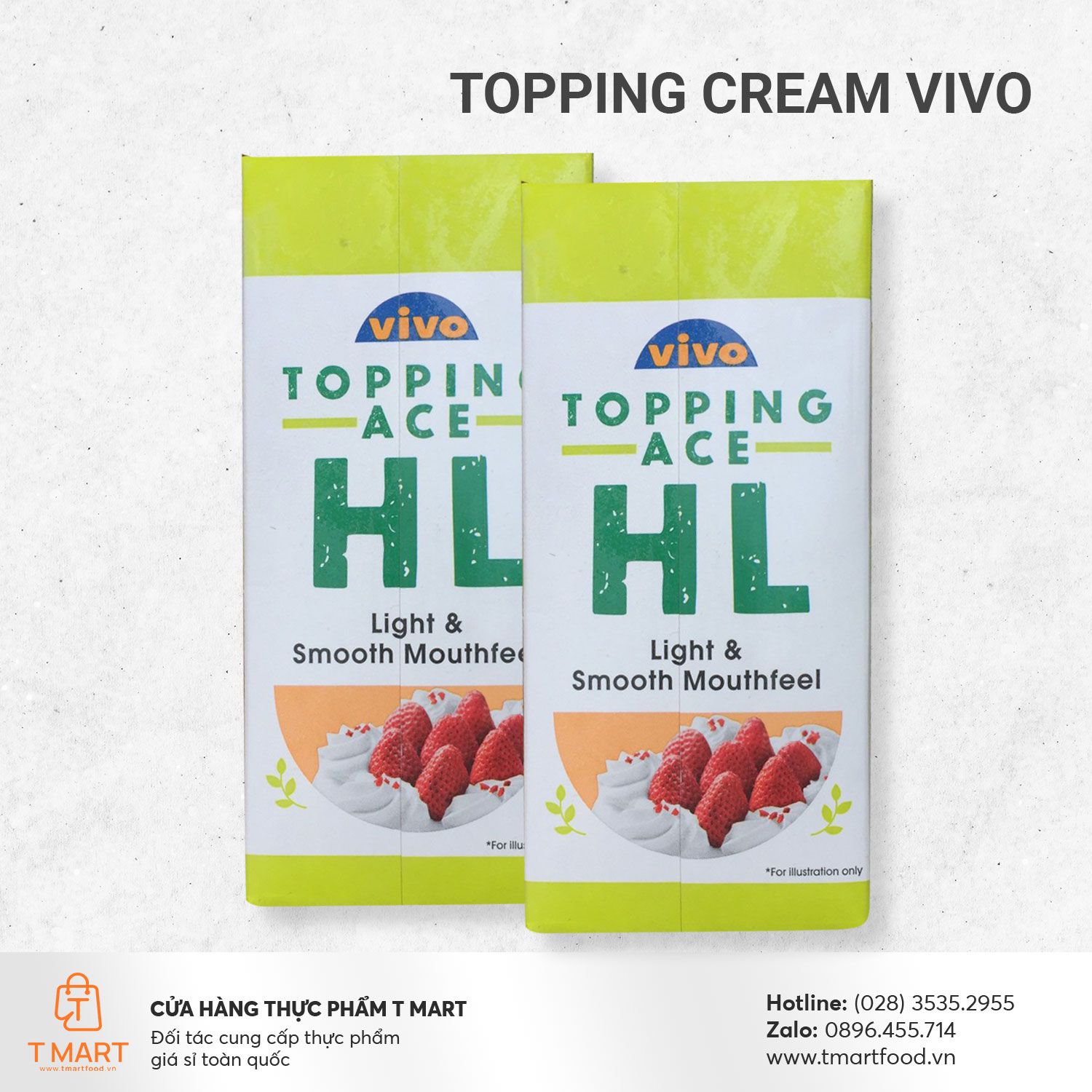 Topping Cream Vivo 1.1kg