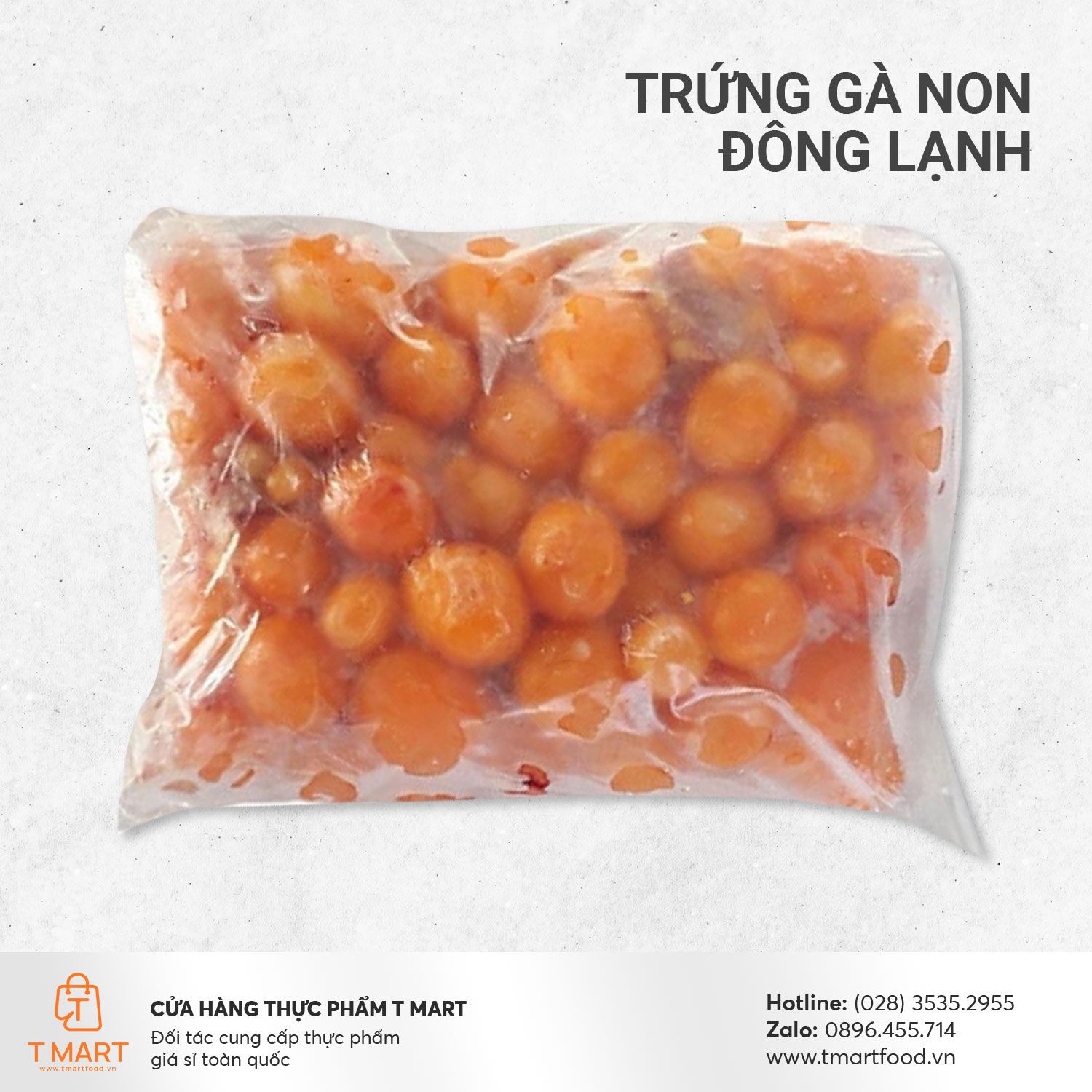  Trứng gà non (đông lạnh) túi 1Kg 