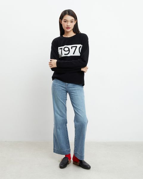 1970 Knit Sweater - Black Eye