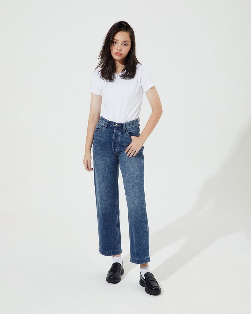 The Original Dad Jeans - Dark Blue Wash