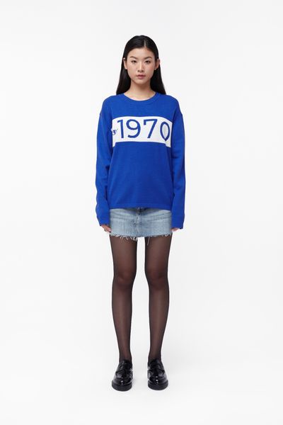 1970 Knit Sweater - Blue Eye