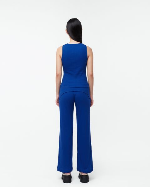 Rib Lounge Pants - Blue