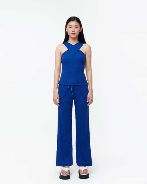 Rib Lounge Pants - Blue