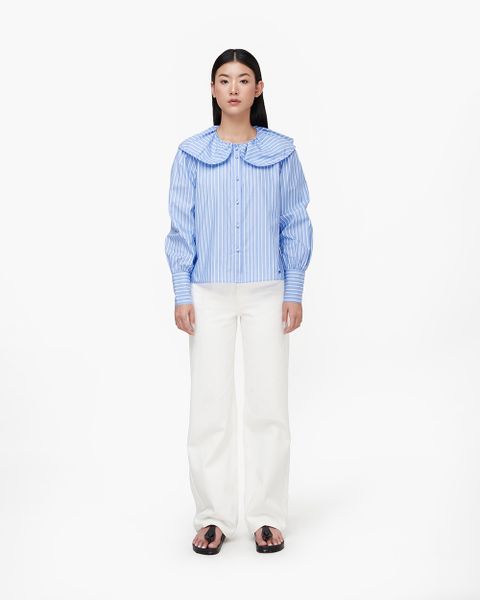 Blue Girl Blouse - CCR Blue Stripe