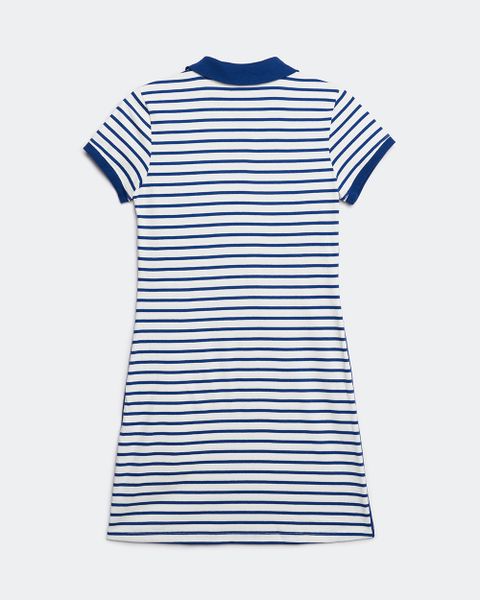Polo Shirt Dress - Signature Blue Stripe