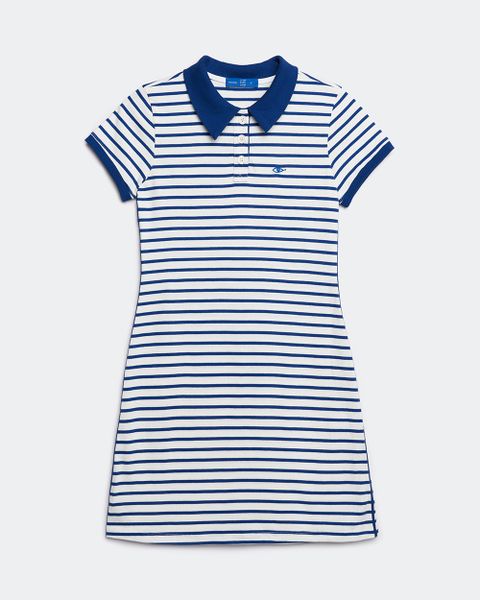 Polo Shirt Dress - Signature Blue Stripe