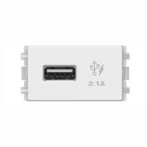 Ổ cắm USB  Schneider Zencelo A 8431USB_WE (Màu trắng)