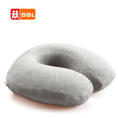 Gối đi máy bay cao su non Sibling G2 xám