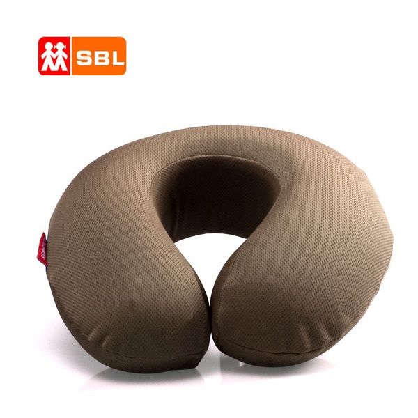 Gối chữ u kê cổ cao su non Sibling G3 Nâu