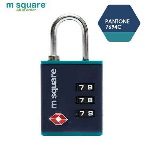 Khóa số vali TSA007 Msquare 3 số nhựa ABS