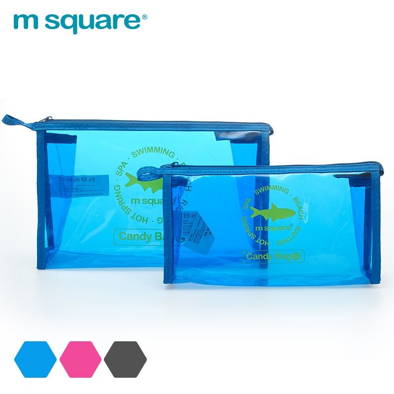 Túi trong suốt đựng mỹ phẩm Msquare size S
