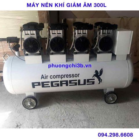 Máy nén khí giảm âm Pegasus TM-OF1100x4-300L