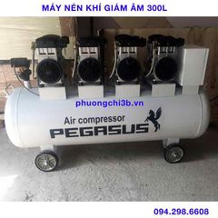 Máy nén khí giảm âm Pegasus TM-OF1100x4-300L