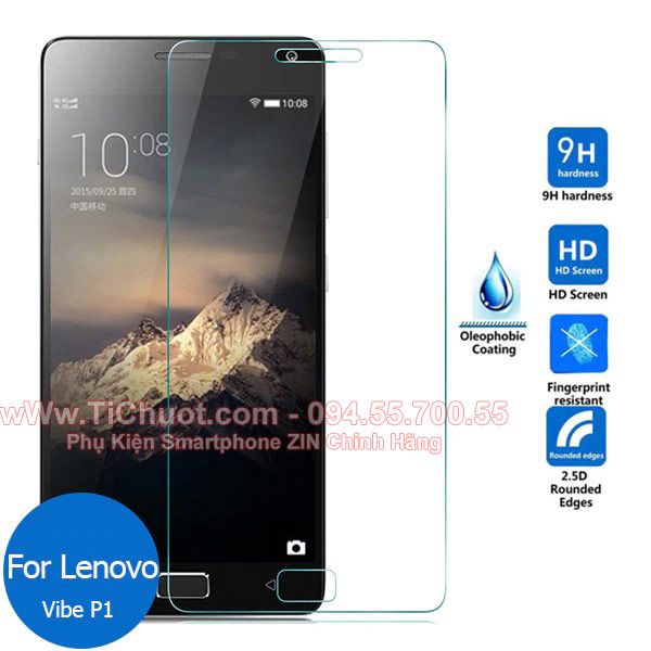 Kính Cường Lực Lenovo Vibe P1 (9H-0.26mm)