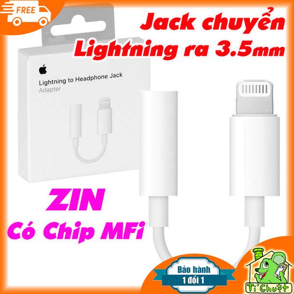 Jack chuyển cổng Lightning ra cho iPhone 8/Xs Max/ 11 12 13 14 ZIN  Chính Hãng