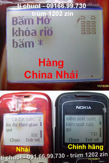 wWw.TiChuot.Com - Nokia 1202 ZIN Cty chuông iPhone tem Petro like new- Cách phân biệt máy ZIN & FAKE - 23