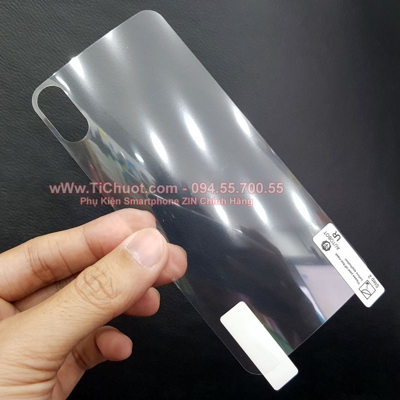 Dán Dẻo Mặt Sau iPhone X/ Xs (Film thường)