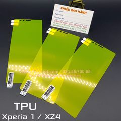 Dán TPU Sony Xperia 1 / XZ4 Cường Lực Dẻo Trong Suốt Mặt Trước