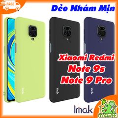 Ốp lưng Xiaomi Redmi Note 9S, Note 9 Pro iMak Dẻo Màu Nhám