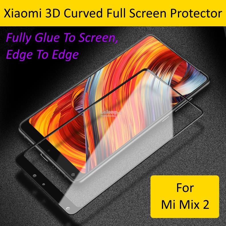 Kính CL Xiaomi MI MIX 2/ MIX 2S FULL màn, FULL KEO Silicon