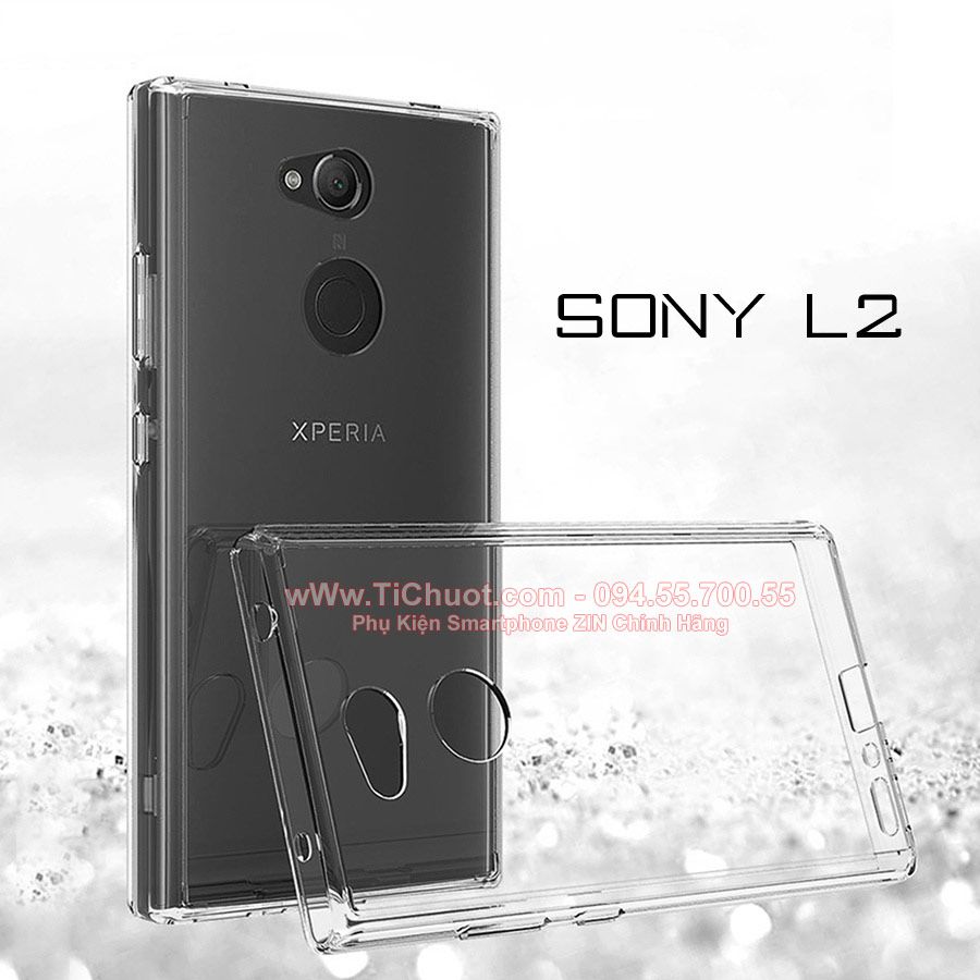 Ốp lưng Sony L2 i-Smile Dẻo trong suốt