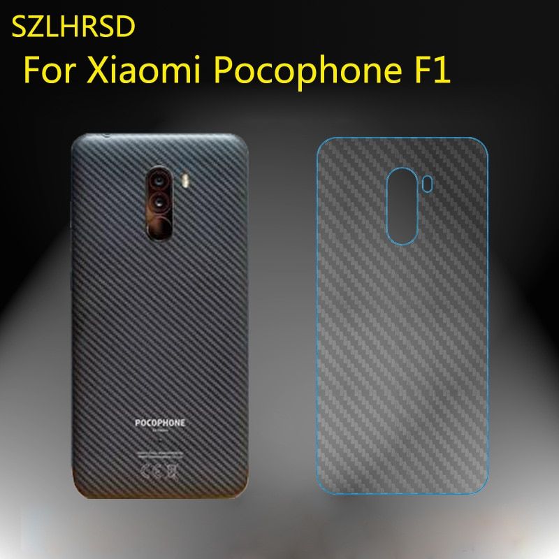 Dán dẻo Cacbon vân 3D Mặt Sau máy Pocophone F1