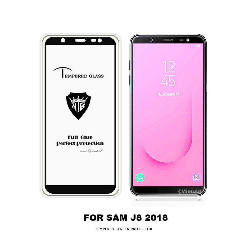 Kính CL Samsung J8 2018 FULL Màn,FULL KEO Silicon