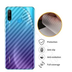 Dán dẻo Cacbon vân 3D Huawei P30 Lite Mặt Sau