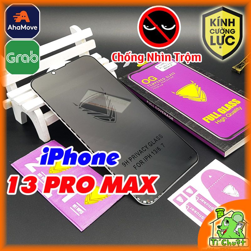 Kính CL Chống Nhìn Trộm iPhone 13 PRO MAX 6.7