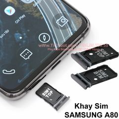 Khay sim Samsung A80 ZIN Chính Hãng