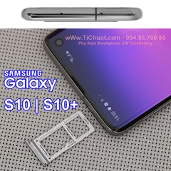 Khay sim Samsung S10, S10 Plus ZIN Chính Hãng