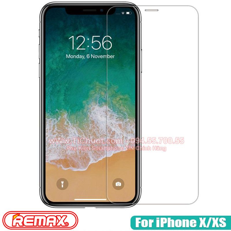 Kính CL iPhone 11 Pro/ X/ XS REMAX mỏng 0.15mm - KO FULL, 9H-2.5D