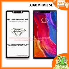 Kính CL Xiaomi MI 8 SE FULL màn, FULL KEO Silicon