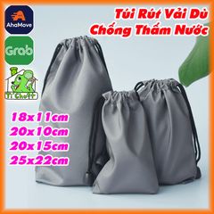 Túi Dây Rút Vải Chống Thấm Nước Đựng Phụ Kiện Điện Thoại, Pin Sạc Dự Phòng, Tai Nghe