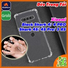Ốp lưng Xiaomi Black Shark 4/ 4S/ 4 PRO/ 4S PRO/ 5 RS Dẻo Trong Chống Sốc 4 Góc