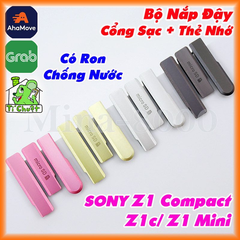 Nắp Đậy Cổng Sạc SONY Z1 Compact/ Z1c/ Z1 Mini ZIN Chống Nước