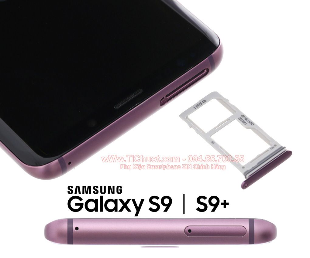 Khay sim Samsung S9, S9 Plus ZIN Chính Hãng
