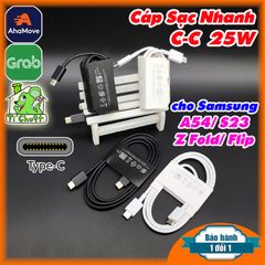 Cáp Samsung C-C Sạc Nhanh 25W 3A ZIN Chính Hãng