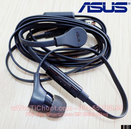 Tai Nghe Asus ZenFone inear (dây dẹt) ZIN Chính Hãng