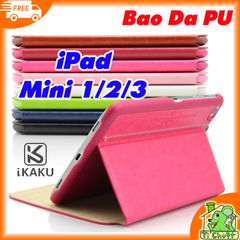 Bao Da iPad Mini 1/ 2/ 3 Da PU Lưng Cứng Chính Hãng KAKU