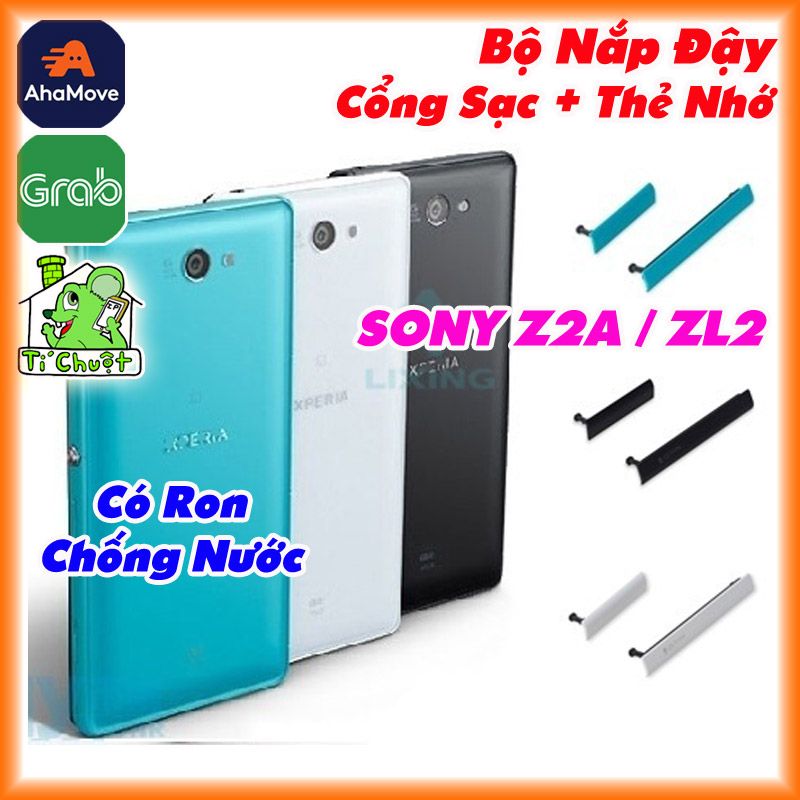 Nắp Đậy Cổng Sạc SONY Z2A / ZL2 Zin Chống Nước