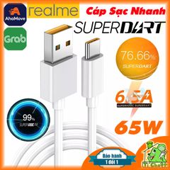 Cáp Realme Sạc Nhanh SuperDart 6.5A 65W Type-C ZIN Chính Hãng