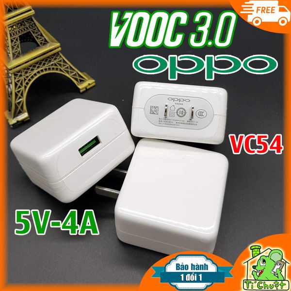 Củ Sạc Nhanh VOOC VC54 OPPO A91 F11 ZIN Chính Hãng