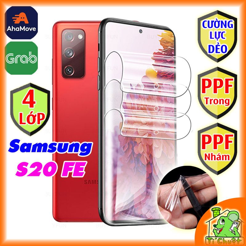 Dán PPF Samsung S20 FE Cường Lực Dẻo Trong Nhám