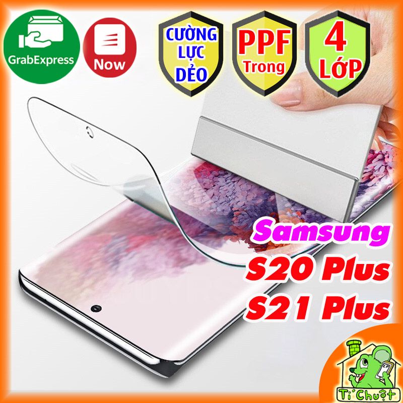 Dán CL Dẻo PPF Samsung S20 Plus/ S21 Plus Mặt Trước Trong Suốt