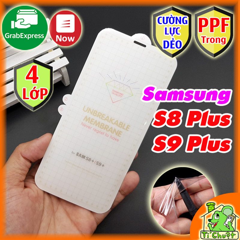 Dán CL Dẻo PPF Samsung S8 Plus/ S9 Plus Mặt Trước Trong Suốt