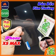 Dán Dẻo iPhone XS MAX Mặt Sau Film Thường Chống Trầy Xước