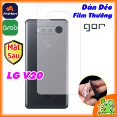 Dán Dẻo GOR LG V20 Mặt Sau Film Thường Chống Trầy Xước